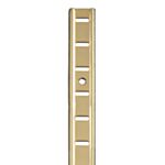 9TQIBCS/EB010 Raised Bookcase Strip Electro Brass