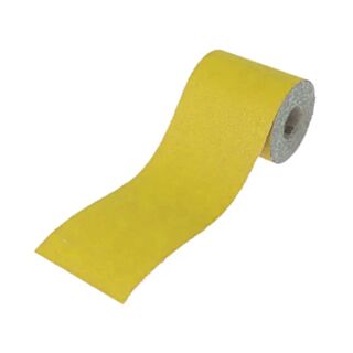 Faithfull Yellow Alox Paper 120g *Sold Per Metre* (115mm x 50mt roll)