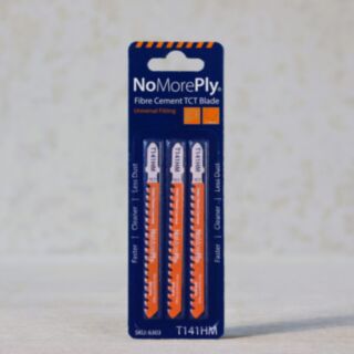 NoMorePly TCT Fibre Cement Jigsaw Blade (pack 3)
