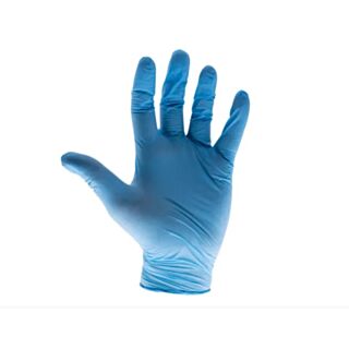 SCAGLODNL Blue Nitrile Disposable Gloves Large (Box of 100)
