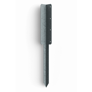 FENCEMATE® Galvanised Double Sleeper Pin Corner Bracket 750x2mm