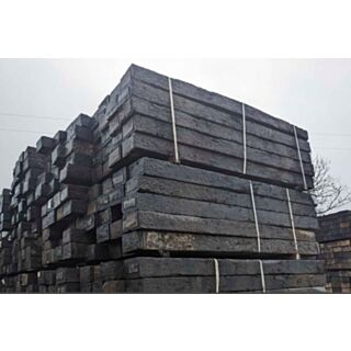 Reclaimed Oak Railway Sleeper (Creosote Treated) 2750 x 160 x 250mm Grade 'A'  Hardwood (Sizes May Vary)