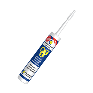 BT1 White 290ml Tribrid ® Polymer bathroom sealant & adhesive