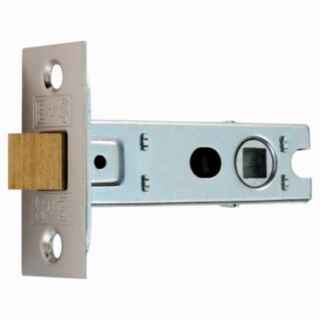 Tubular Mortice Latch with Bolt Through Facility c/w Round and Square Forends Strikes and Dust Box