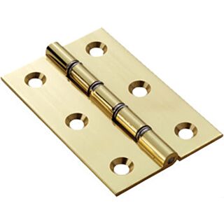 Brass Butt Hinge (Pair per Card) BR - 40mm / 1.1/2 - HQ1387/4