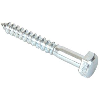 SHSZ06040 Hex Head Coach Screw BZP 40mm x 6mm