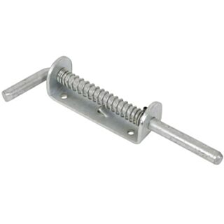 SPRING LOADED BOLT BZP 1/2 SHOOT (for gates or doors)