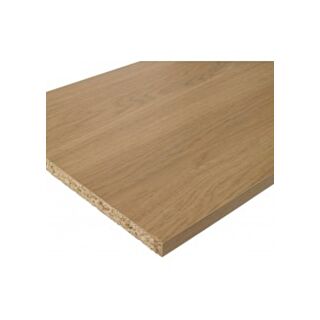 Carcass Oak faced Chipboard 8' x 12 x 15mm (2440 x 305mm)