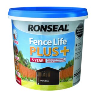 Ronseal FENCELIFE PLUS DARK OAK 5LT