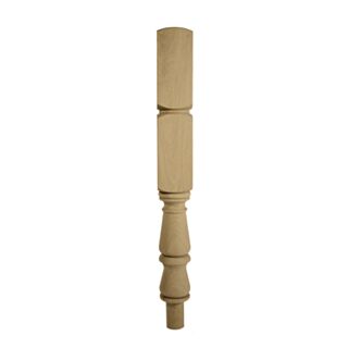 White Oak Int Newel Turn 710 mm 90mm