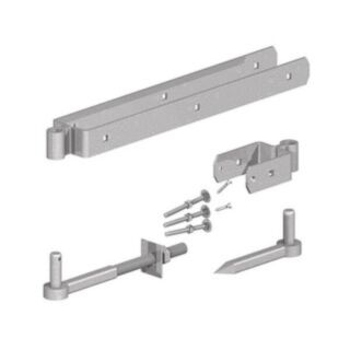 GATEMATE® Field Gate Double Strap Hinge Set | 18 450mm Galvanised