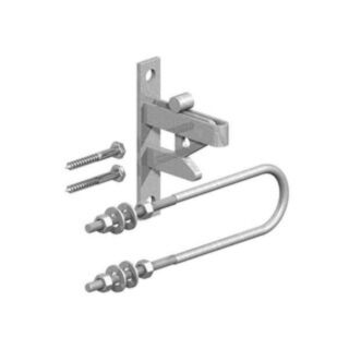 Self-Locking Field Gate Catch Kit Double Leg Galvanised