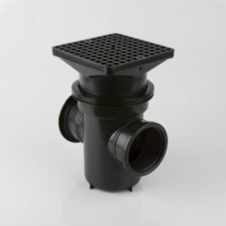 Back Inlet Roddable Gully (Square Grid) 110mm Underground