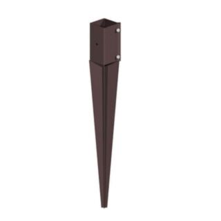 FENCEMATE® Brown Swift Clamp Drive/Post Support 75x75x600