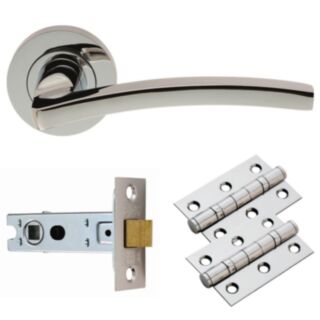 Tavira Door Latch Pack (polished chrome)