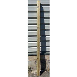 Softwood Morticed Intermediate Fence Posts Celcure Treated 100x100x2.4m