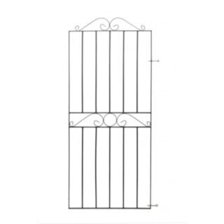 Grange (Metpost) Metal Ironbridge Tall Gate Narrow 0.77m x 1.8m