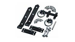 Grange Gate Ironmongery Set (Hook & Band Hinges & Ring Handle)