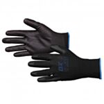 Ox PU Flex Gloves (1 pair) (Black) Large