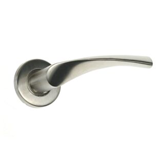 HQ3000/2 Door Handle Round Rose Hereford SCP