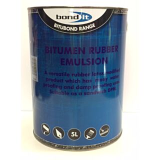 BDB009 Bond it Rubber Bitumen Emulsion 5L (Black)