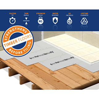 NoMorePly Pre-Primed Tile Backer Fibre Cement Board 1200x600x6mm