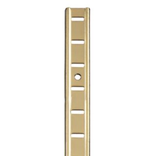 9TQIBCS/EB010 Raised Bookcase Strip Electro Brass