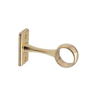 Rothley Brass Plated Deluxe End Brackets 1  (25mm) Pk2