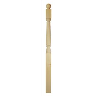 Pine Complete Newel Post 1330x82x82mm