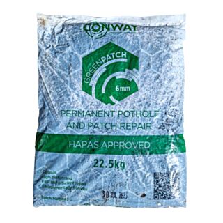 Conway Greenpatch 6mm Permanent Pothole and Patch Repair 22.5kg (Macadam Tarmac)(44 per Pallet)