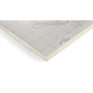 50mm Recticel Eurothane PIR Rigid Thermal Insulation Board (Foil Faced) - 2400 x 1200 x 50mm