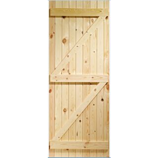 External Ledged & Braced Matchboard 686 x 1981mm Door (L&B)