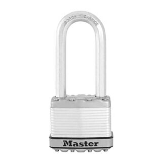 M/LOCK  50MM EXCELL LAMINATED STEEL PADLOCK 64mm EXTRA LONG SHACKLE