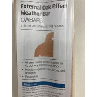 Oak weather bar 915mm
