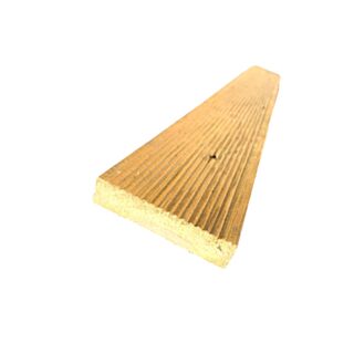 Reeded Softwood (Redwood) Decking Celcure Treated ex 25 x 100 (fin size 20mm x 95mm)