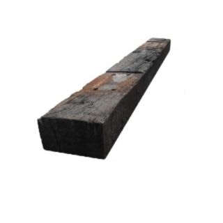 Reclaimed Railway Sleeper (Creosote Treated) 2600 x 150 x 250mm Grade 'A'  Hardwood (Sizes May Vary)