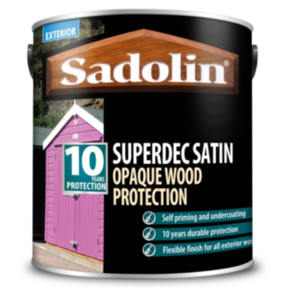 Sadolin SUPER WHITE Superdec Satin 1 litre
