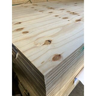C+/C Elliottis Pine Plywood  E1 CE2+ EN636-2 EN314-2 Class 3 18x1220x2440mm  FSC® Certified