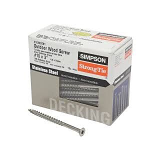 Simpson Swaneze 64mm Bugle Head Decking Screws Stainless Steel (box 102)