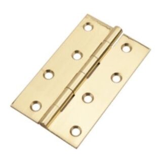 9TQISDBH/031 Solid Brass Drawn Hinge 100mm To be sold as each BB818