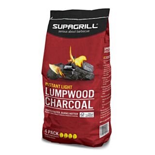 CPL Supagrill Instant Light Charcoal (4 x 850g inner bags)