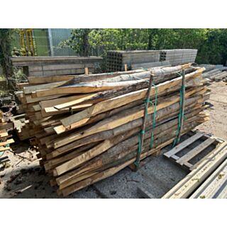 Chestnut 2.9m ended cleft rail (for morticed posts)