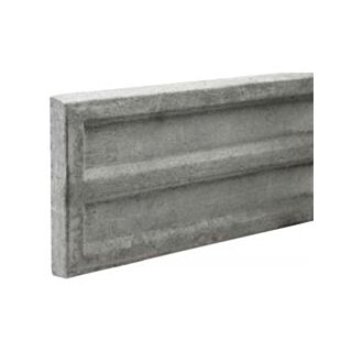 Concrete Gravel Board 305mm x 1830mm recessed (12 x 6' )