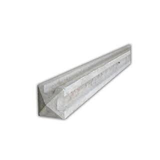 Concrete Corner (Slotted) Post 2440mm 4 way weathered top