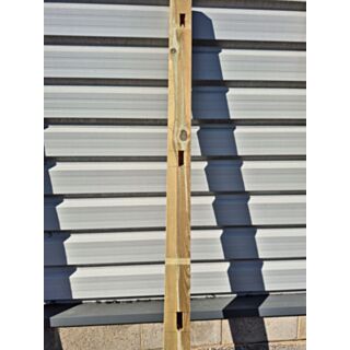 Softwood Morticed LH End Fence Posts Celcure Treated 100x100x2.4m