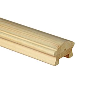 Handrail Pine 32mm Grooved 2.4m