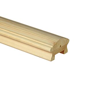 Handrail Pine 32mm Grooved 3.6m