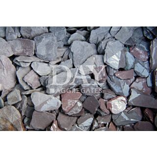 Plum Slate Chippings (30-50mm) - 25kg Bag (60)