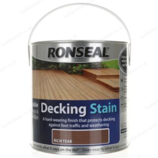 Ronseal Decking Stain Rich Teak 2.5ltr